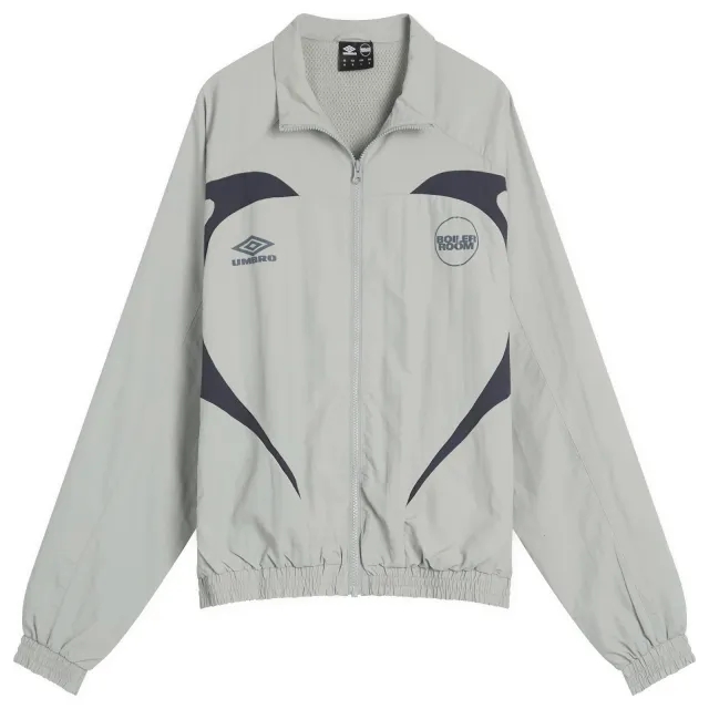 Boiler Room Men's x Umbro Shell Track Jacket Grey