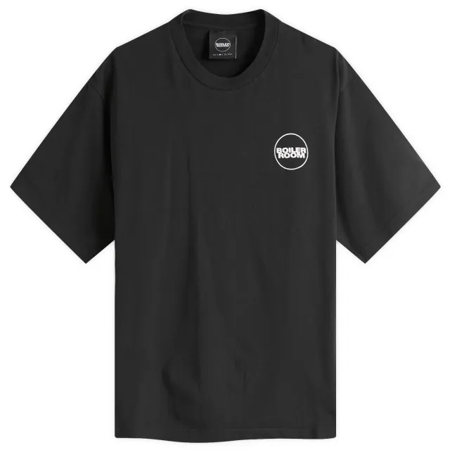 Boiler Room Men's Cracked Logo T-Shirt Black