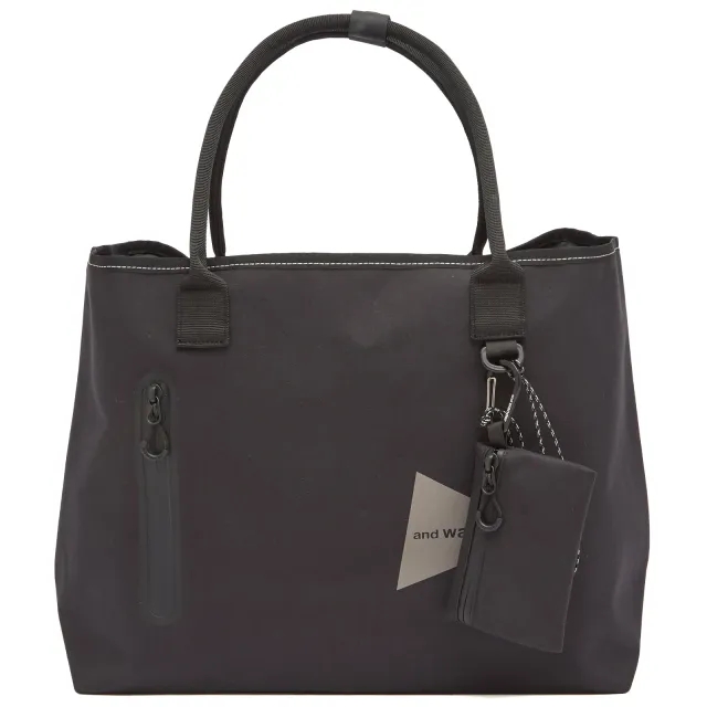 And Wander Men's PE/CO Tote Bag Black
