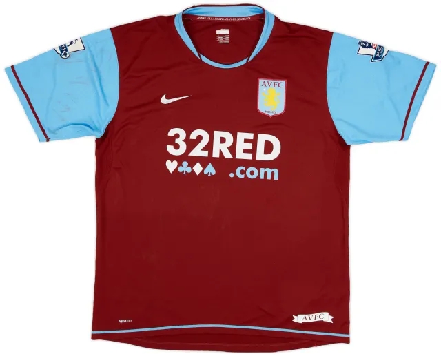 2007-08 Aston Villa Home Shirt Petrov #19 (L)