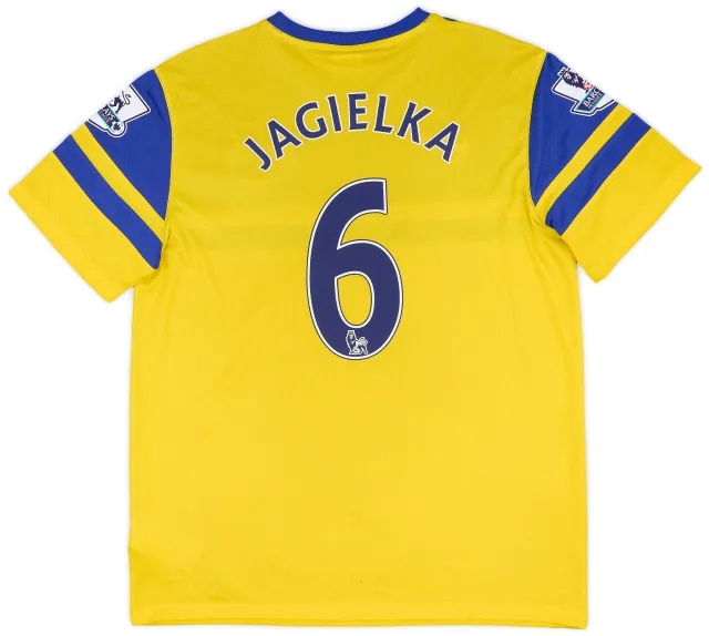 2013-14 Everton Away Shirt Baines #3 - 6/10 - (M)