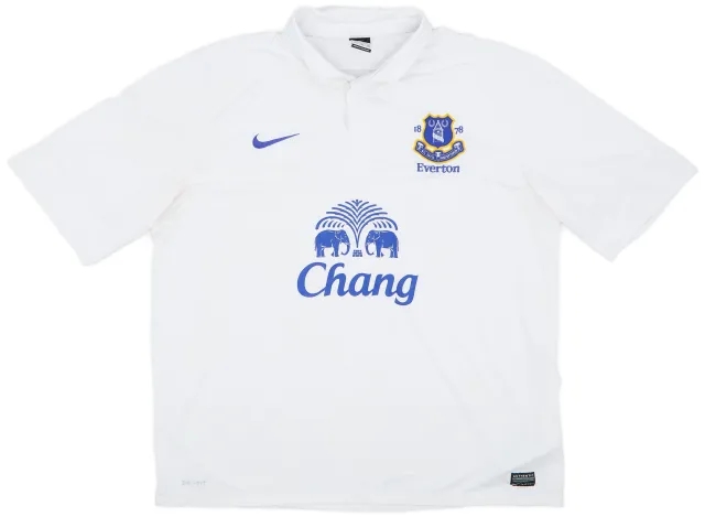 2012-13 Everton Third Shirt Baines #3 - 7/10 - (XXL)
