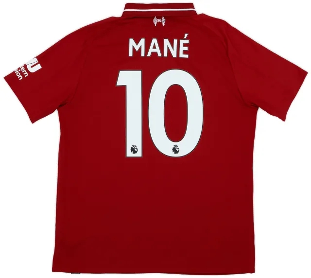 2018-19 Liverpool Home Shirt Mane #10 - 8/10 - (M)
