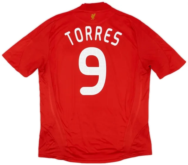 2008-10 Liverpool Home Shirt Torres #9 - 5/10 - (XL)