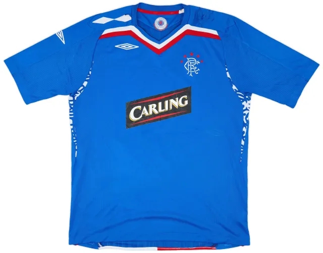 2007-08 Rangers Home Shirt - 6/10 - (XL)