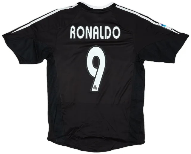 2004-05 Real Madrid Away Shirt Ronaldo #9 (S)