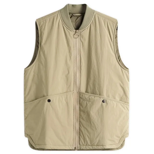 Barbour Men's Re-Engineered Liddedale Gilet Bleached Olive