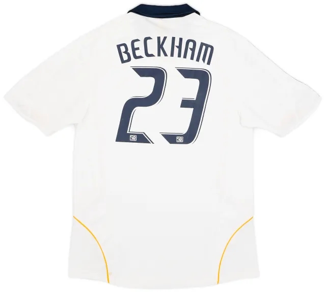 2008-09 LA Galaxy Home Shirt Beckham #23 - 7/10 - (L)