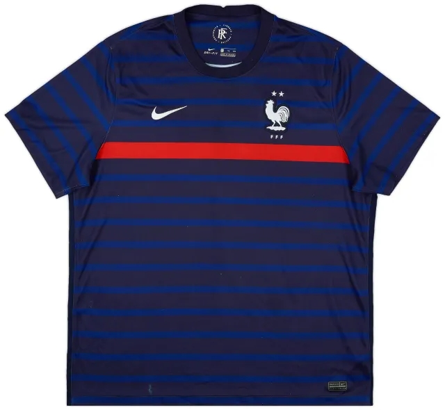 2020-21 France Home Shirt - 6/10 - (XXL)