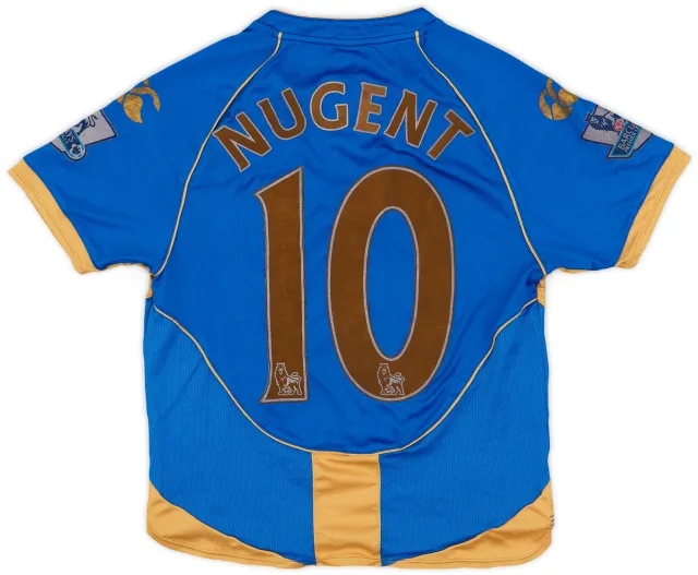 2008-09 Portsmouth Home Shirt Nugent #10 - 5/10 - (S.Boys)