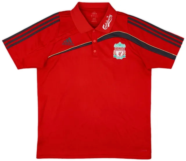2009-10 Liverpool adidas Polo Shirt - 10/10 - (L)