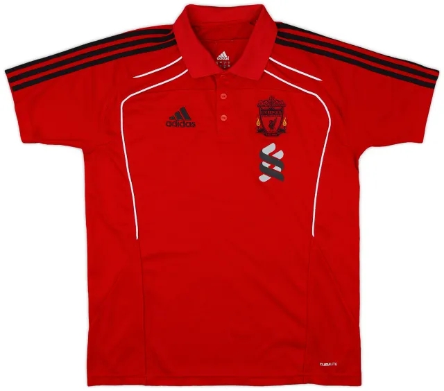 2010-11 Liverpool adidas Polo Shirt - 9/10 - (L)