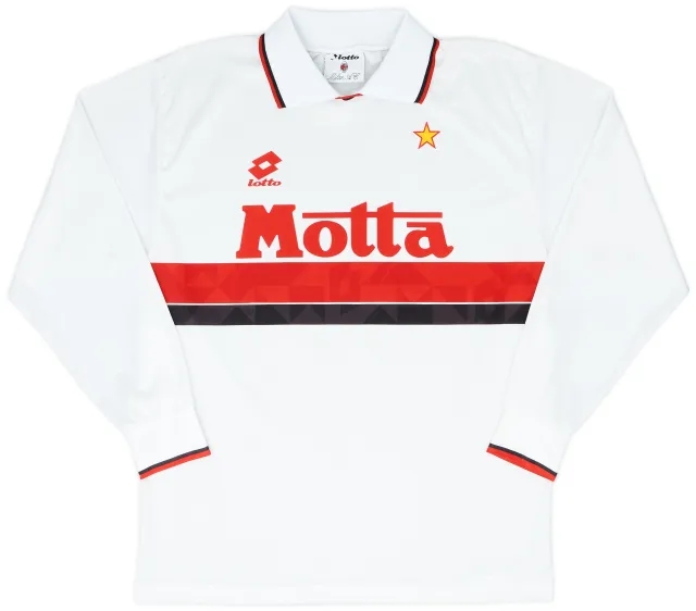 1993-94 AC Milan Away L/S Shirt - 6/10 - (L)