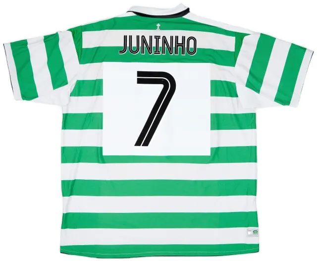 2004-05 Celtic Home Shirt Juninho #7 - 7/10 - (3XL)