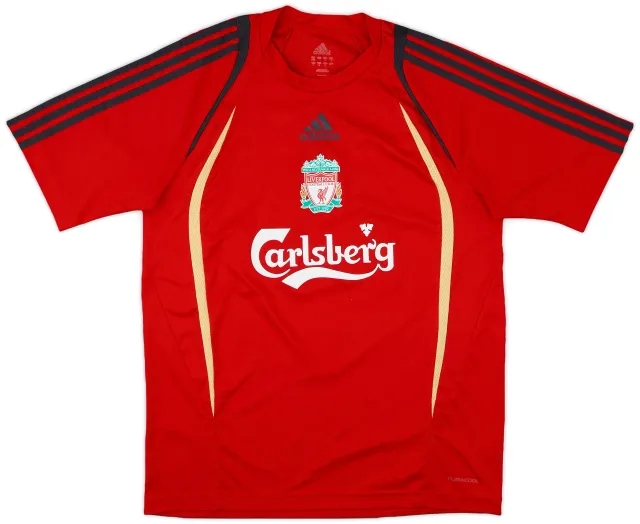2009-10 Liverpool adidas Training Shirt - 9/10 - (L)