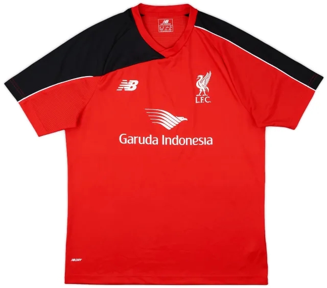 2015-16 Liverpool New Balance Training Shirt - 7/10 - (L)