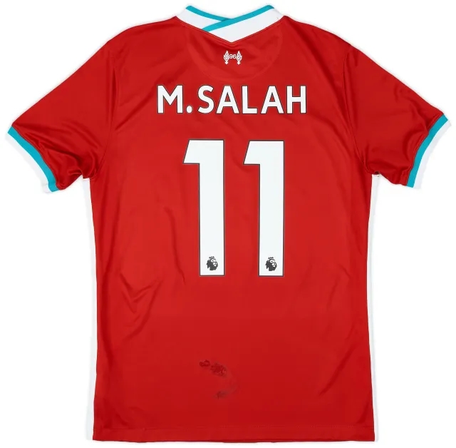 2020-21 Liverpool Home Shirt M.Salah #11 - 4/10 - (M)
