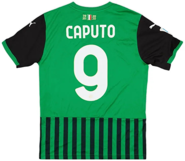 2020-21 Sassuolo Home Shirt Caputo #9 - 8/10 - (S)