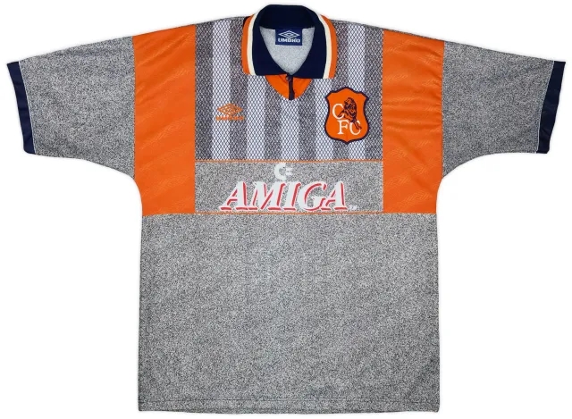 1994-96 Chelsea Away Shirt - 8/10 - (L)