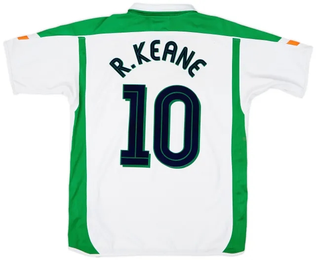 2003-05 Ireland Away Shirt R. Keane #10 - 6/10 - (L)