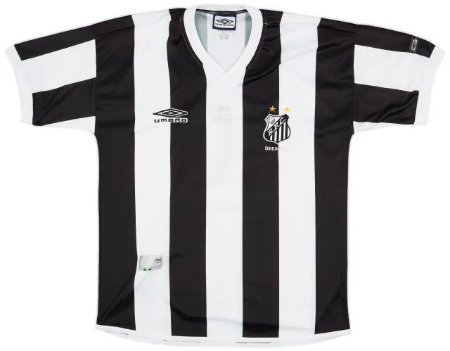 2001 Santos Away Shirt #10 - 7/10 - (L)