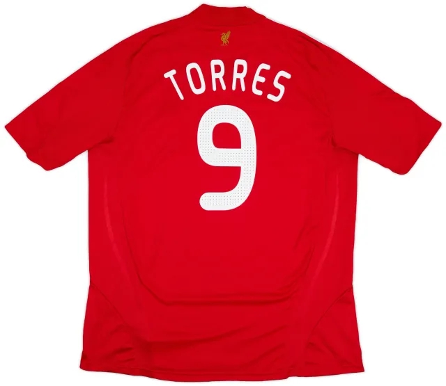 2008-10 Liverpool Home Shirt Torres #9 - 6/10 - (3XL)