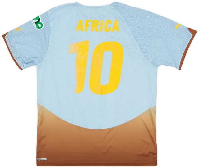 2010-11 Africa Unity (Cameroon) Special Edition Third Shirt Africa #10 - 6/10 - (XL)