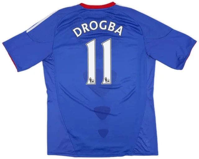 2010-11 Chelsea Home Shirt Drogba #11 - 8/10 - (L)