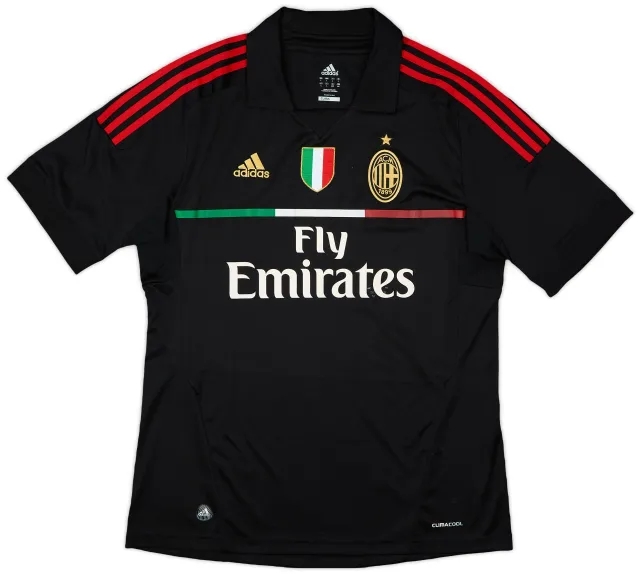 2011-12 AC Milan Third Shirt - 7/10 - (L)