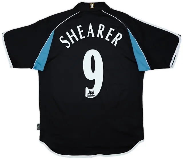 2000-01 Newcastle Away Shirt Shearer #9 - 6/10 - (L)