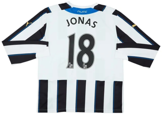 2013-14 Newcastle Home L/S Shirt Jonas #18 - 8/10 - (M)