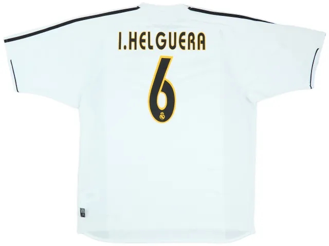 2003-04 Real Madrid Home Shirt I. Helguera #6 - 5/10 - (XL)