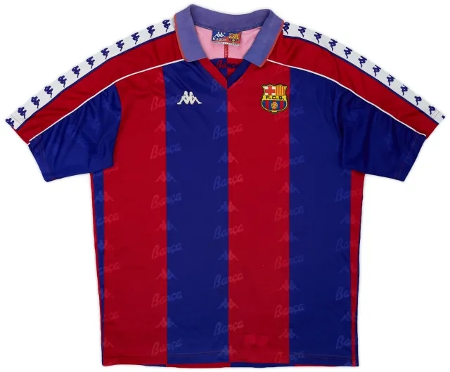 1992-95 Barcelona Home Shirt - 8/10 - (L)