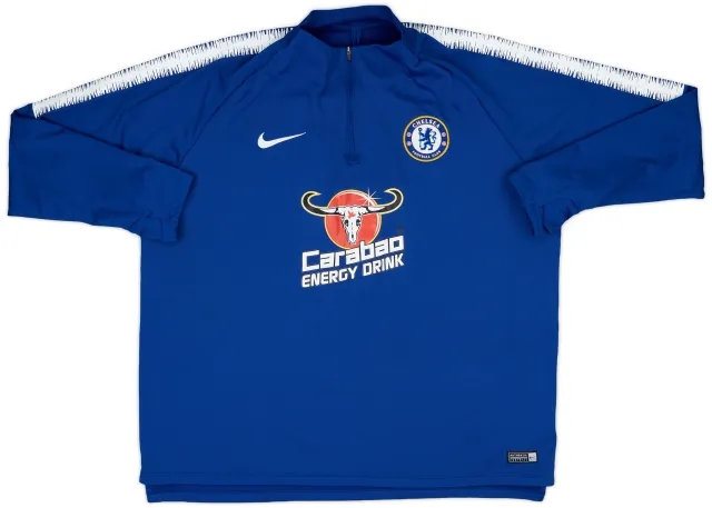 2017-18 Chelsea Nike 1/4 Zip Training Top - 7/10 - (XXL)