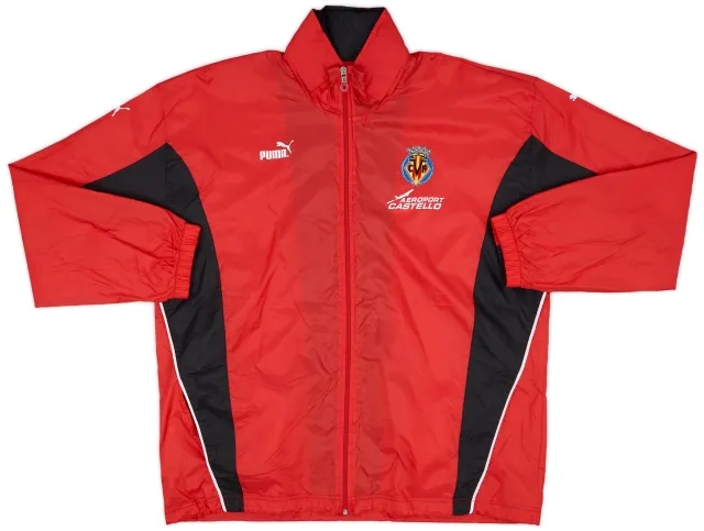2006-07 Villarreal Puma Hooded Rain Jacket - 8/10 - (XL)