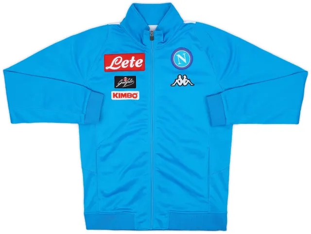 2017-18 Napoli Kappa Track Jacket - 8/10 - (S)