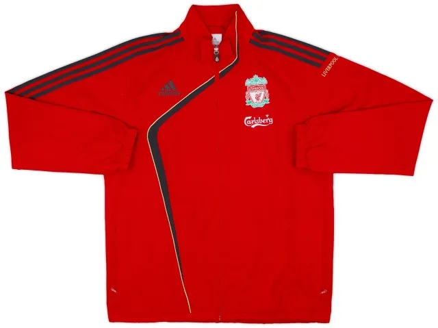 2009-10 Liverpool adidas Track Jacket - 8/10 - (L)