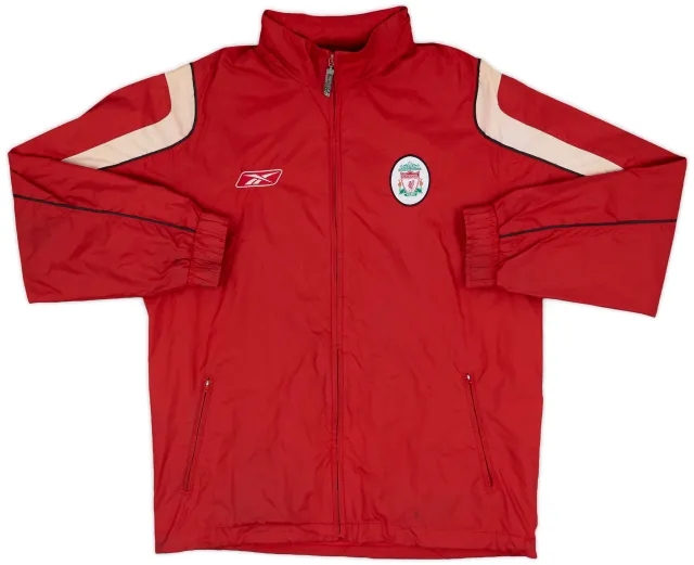 2003-04 Liverpool Reebok Hooded Rain Jacket - 5/10 - (M)