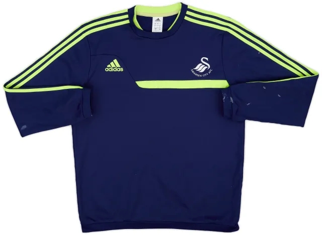 2013-14 Swansea adidas Sweat Top - 6/10 - (L)
