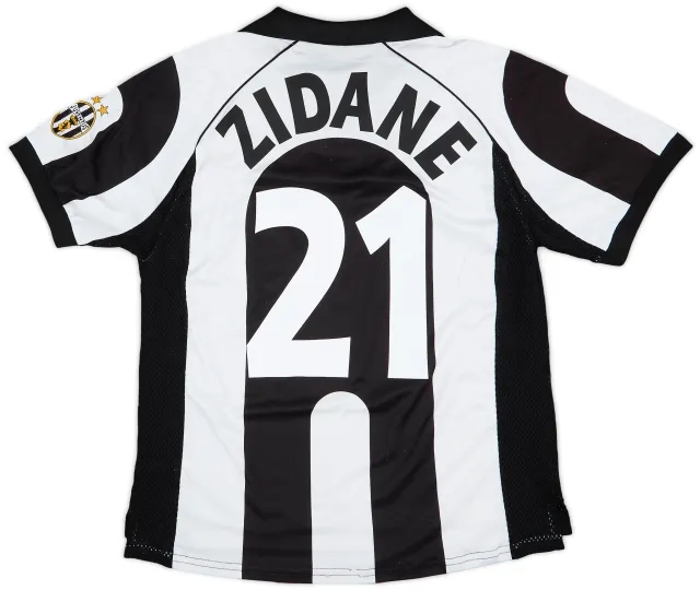 1997-98 Juventus Centenary Home Shirt Zidane #21 - 6/10 - (S)