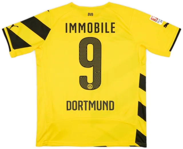2014-15 Borussia Dortmund Home Shirt Immobile #9 - 9/10 - (XS)