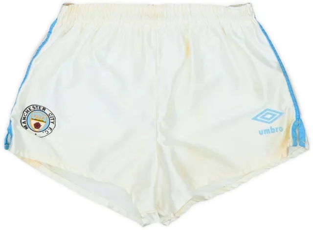1985-87 Manchester City Home Shorts - 5/10 - (M)