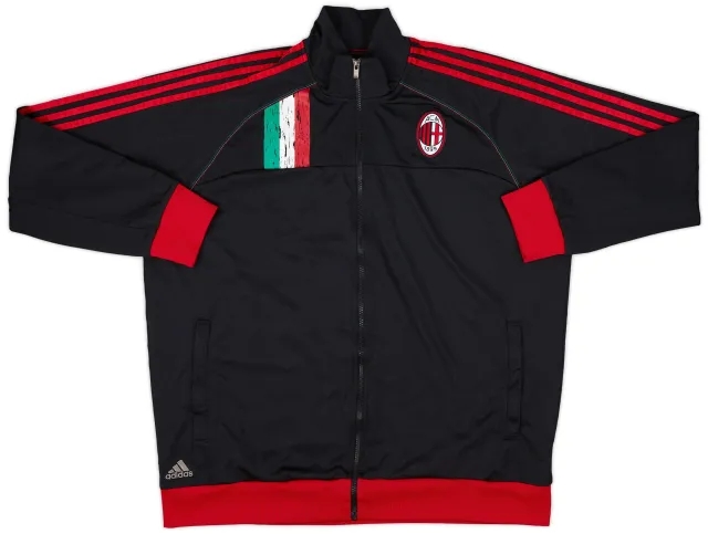 2012-13 AC Milan adidas Track Jacket - 8/10 - (XXL)