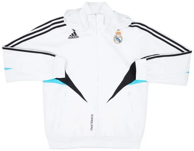 2008-09 Real Madrid adidas Hooded Track Jacket - 5/10 - (M)