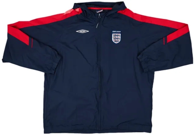 2007-09 England Umbro Hooded Rain Jacket - 5/10 - (XXL)