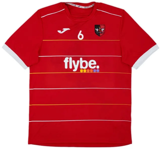 2018-19 Exeter City Joma Player Issue Training Shirt #6 - 9/10 - (L)