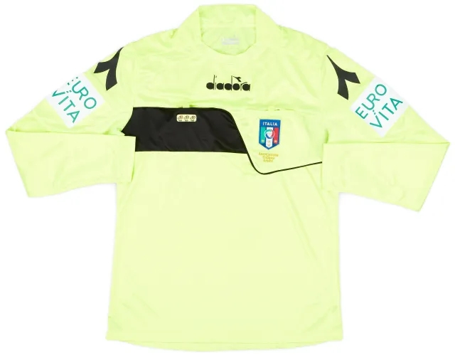 2018-19 Italy Diadora Referee L/S Shirt - 10/10 - (M)