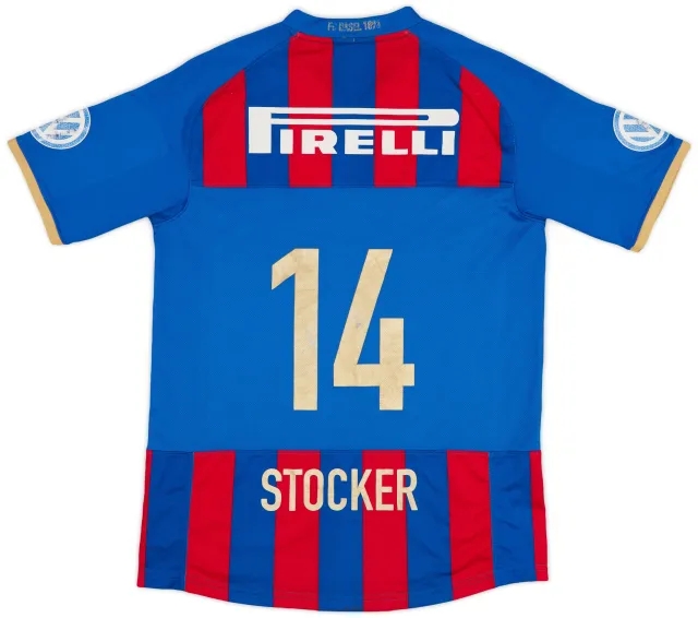 2008-09 FC Basel Home Shirt Stocker #14 - 5/10 - (XL.Boys)