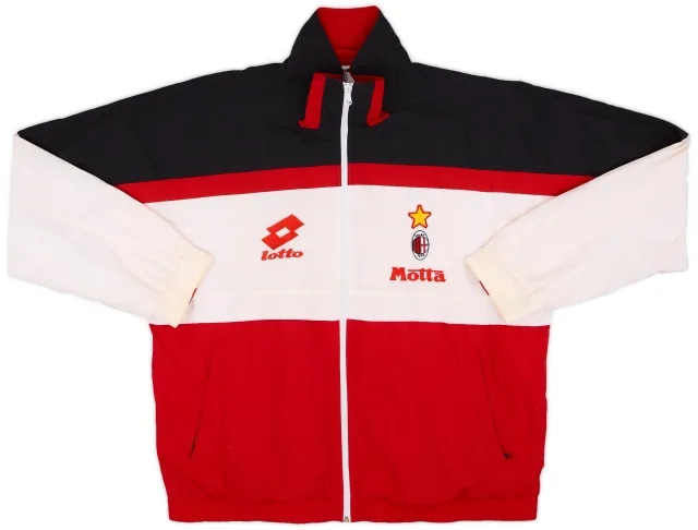 1993-94 AC Milan Lotto Track Jacket - 8/10 - (XL)
