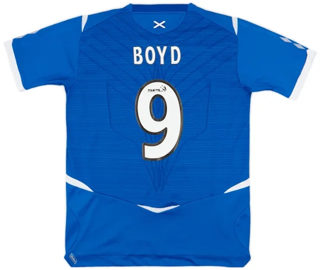 2008-09 Rangers Home Shirt Boyd #9 - 10/10 - (L)